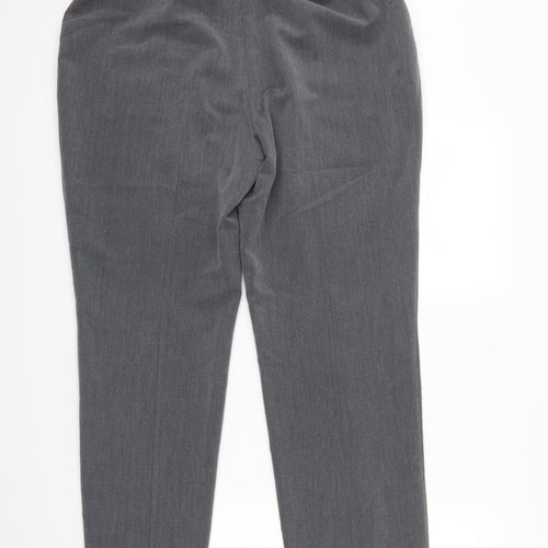 BM Womens Grey   Trousers  Size 16 L25 in