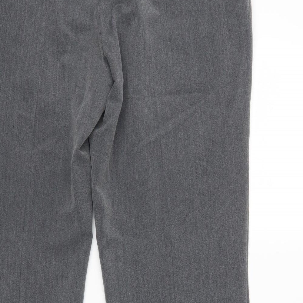 BM Womens Grey   Trousers  Size 16 L25 in