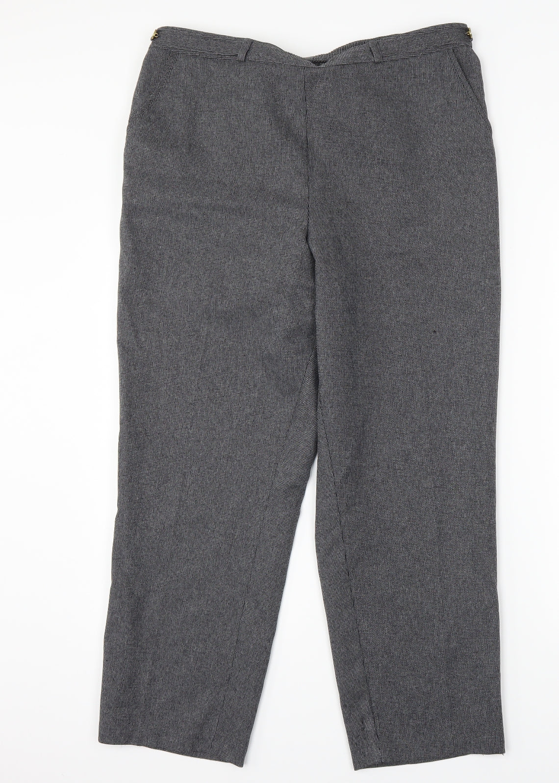 Marks and Spencer Womens Grey   Trousers  Size 16 L24 in