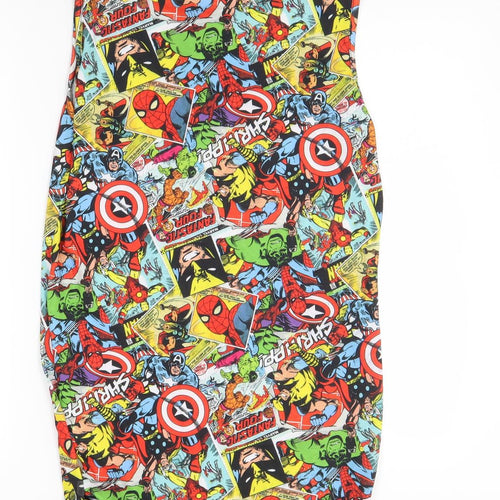Primark Womens Multicoloured   T-Shirt Dress  Size 16  - Marvel Comics