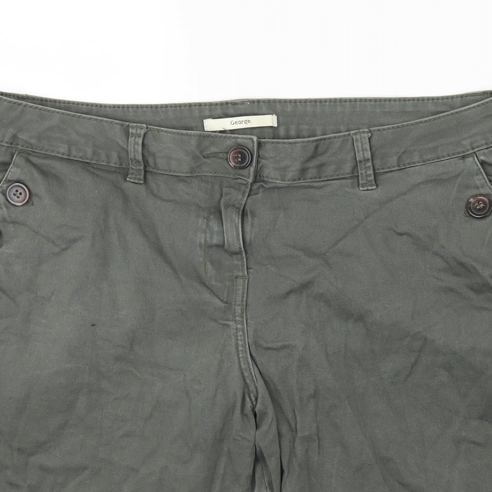 George Womens Green   Bermuda Shorts Size 16