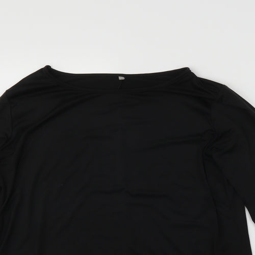 Preworn Womens Black   Basic T-Shirt Size L
