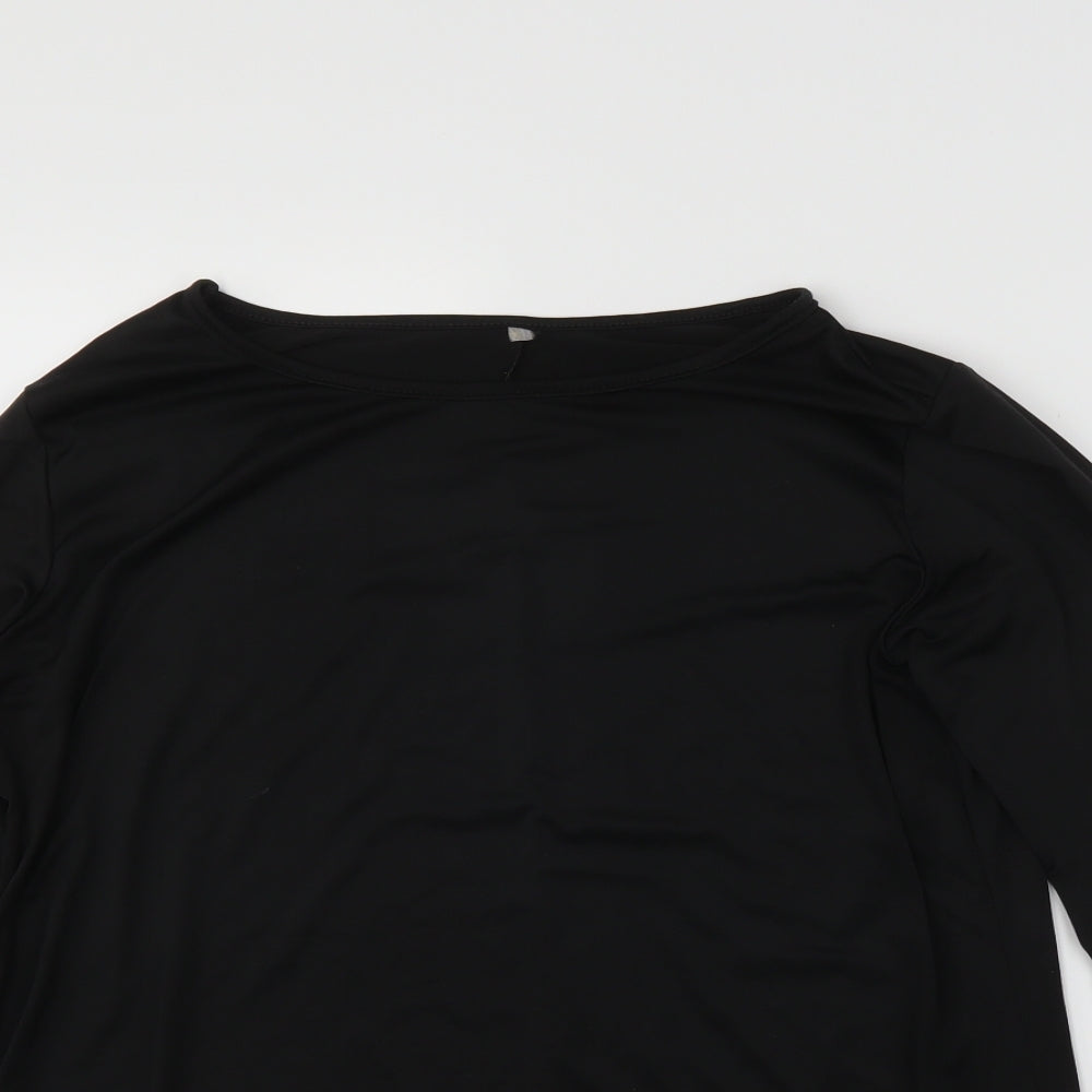 Preworn Womens Black   Basic T-Shirt Size L