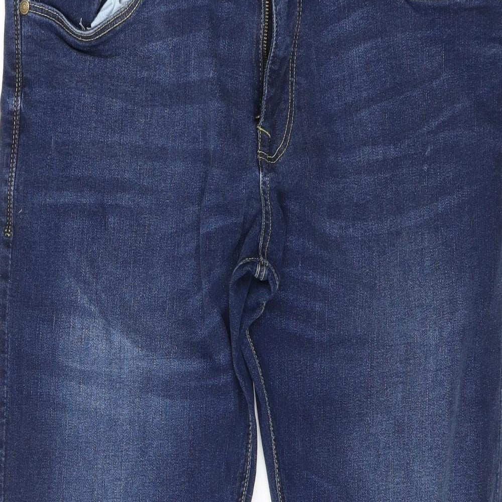 Crosshatch Womens Blue  Denim Straight Jeans Size 38 L29 in