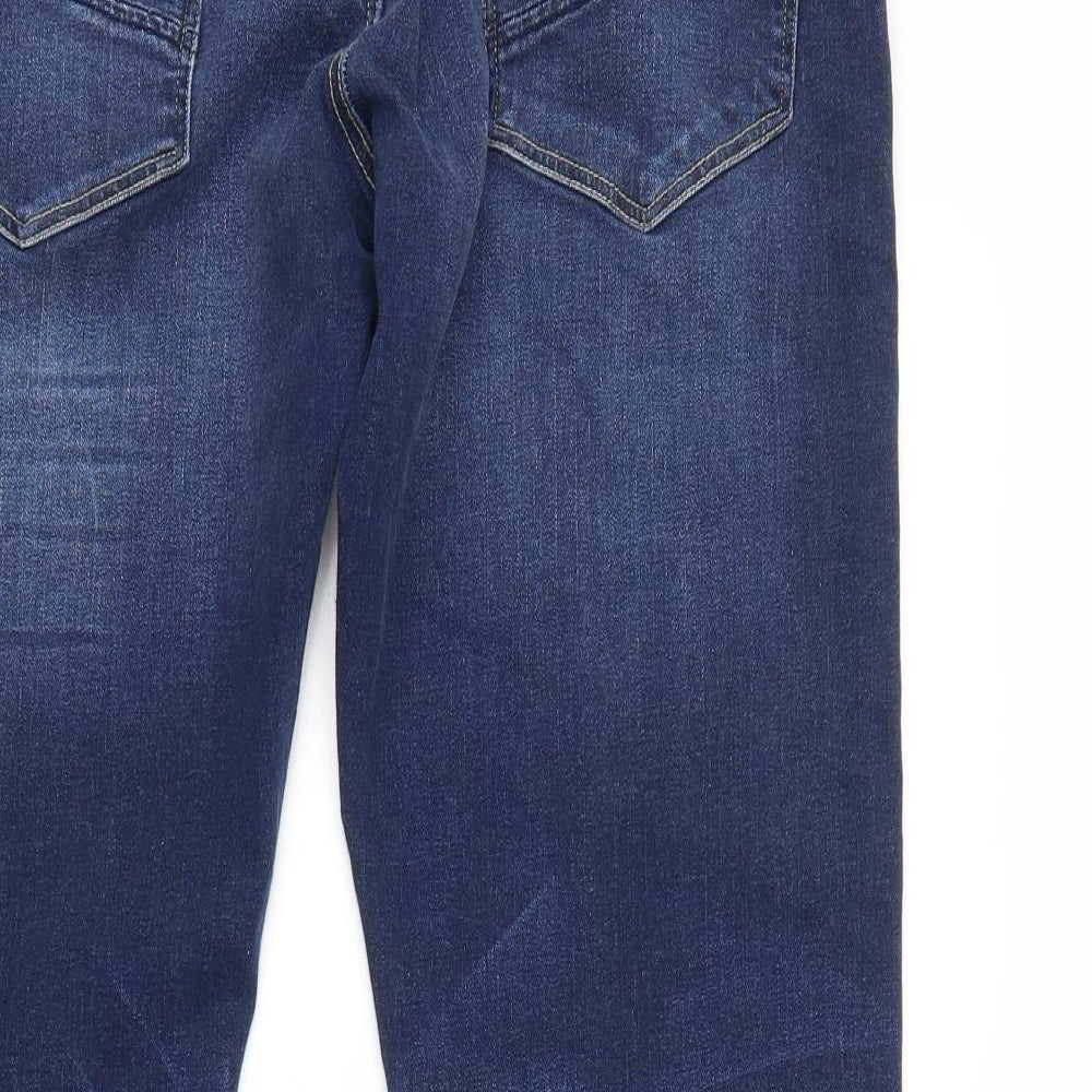 Crosshatch Womens Blue  Denim Straight Jeans Size 38 L29 in
