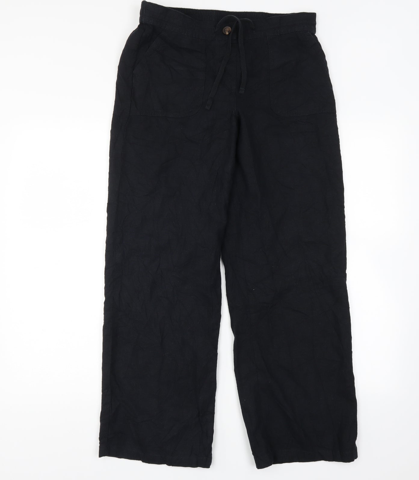 George Womens Black   Trousers  Size 10 L27.5 in
