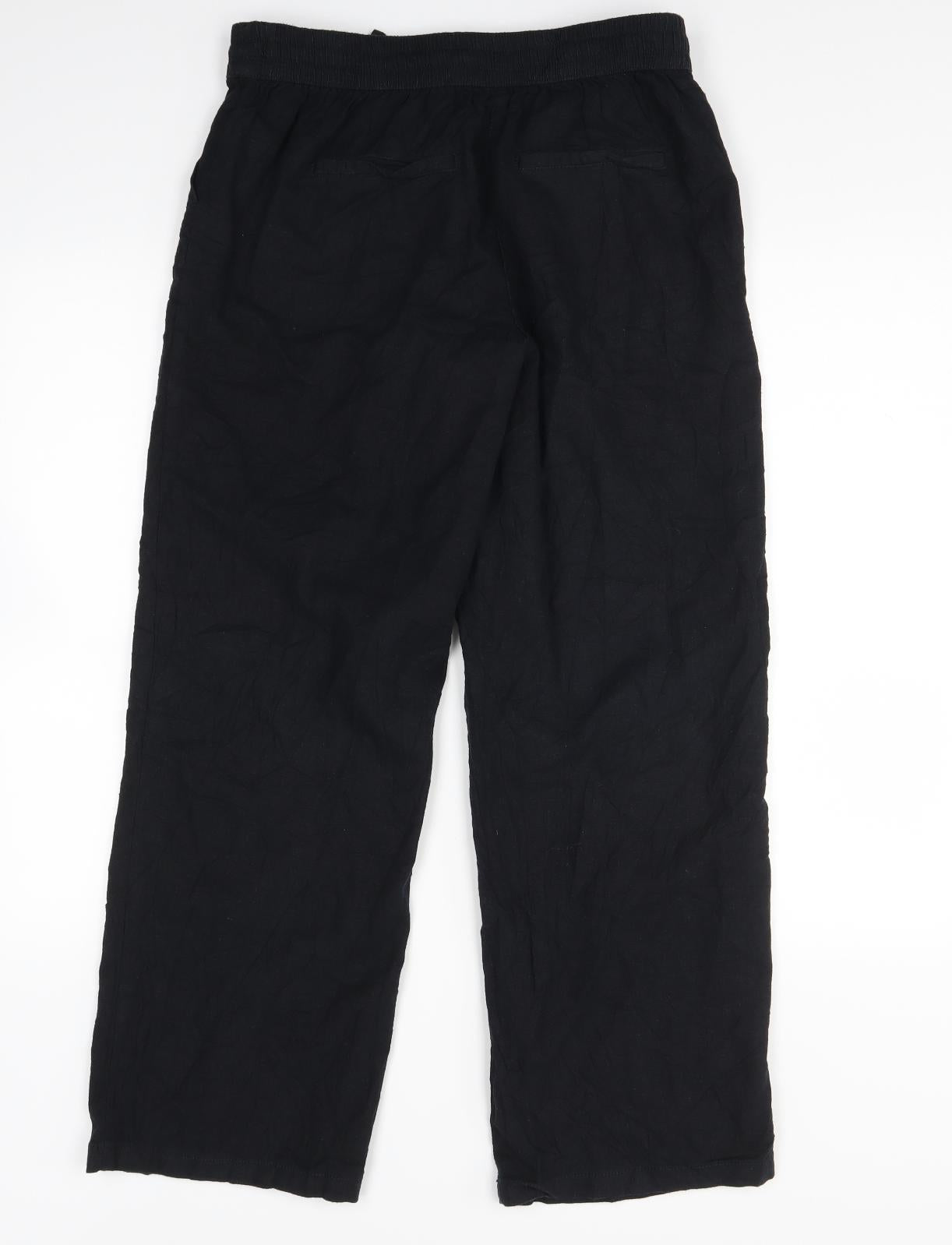 George Womens Black   Trousers  Size 10 L27.5 in