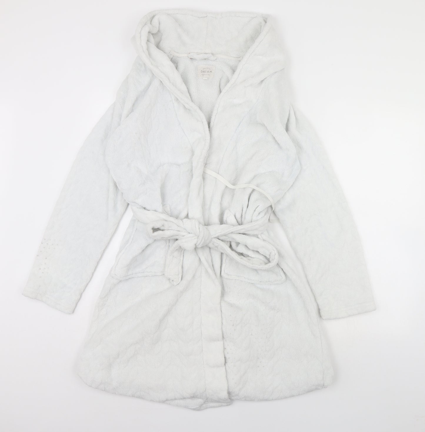 MAKE TIME TO DREAM Womens White   Cami Robe Size L