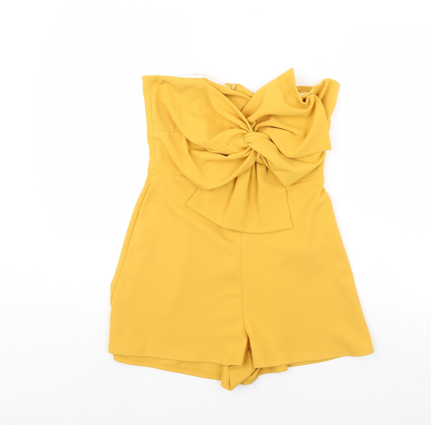 New Look Womens Yellow   Playsuit One-Piece Size 12
