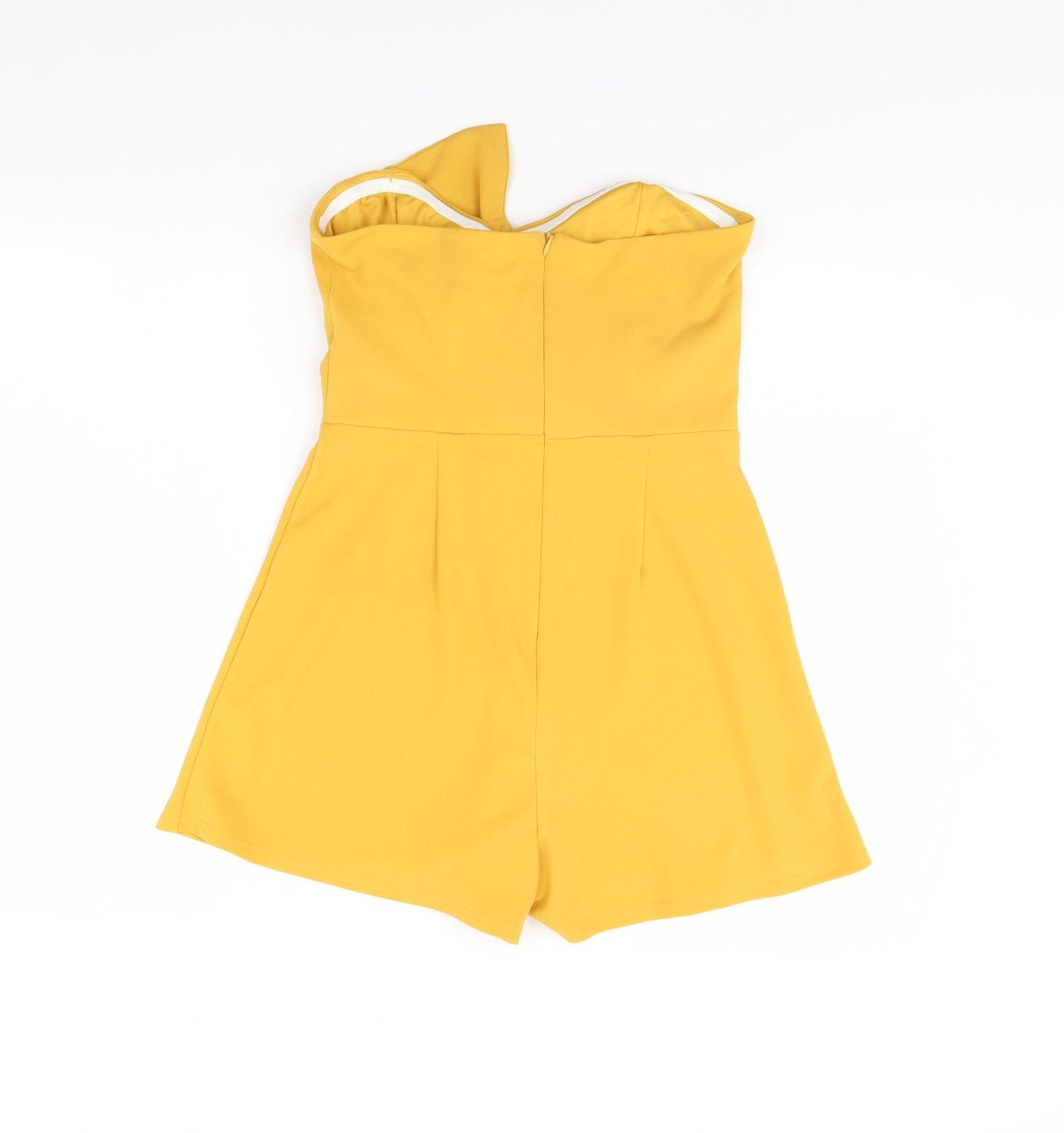 New Look Womens Yellow   Playsuit One-Piece Size 12