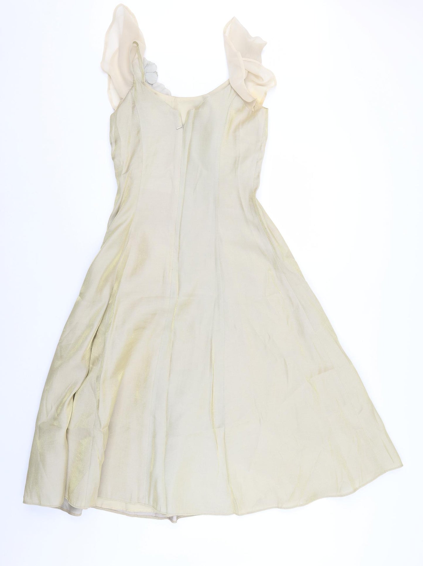 id:X Girls Gold   Maxi  Size 12 Years