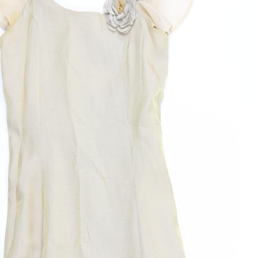 id:X Girls Gold   Maxi  Size 12 Years