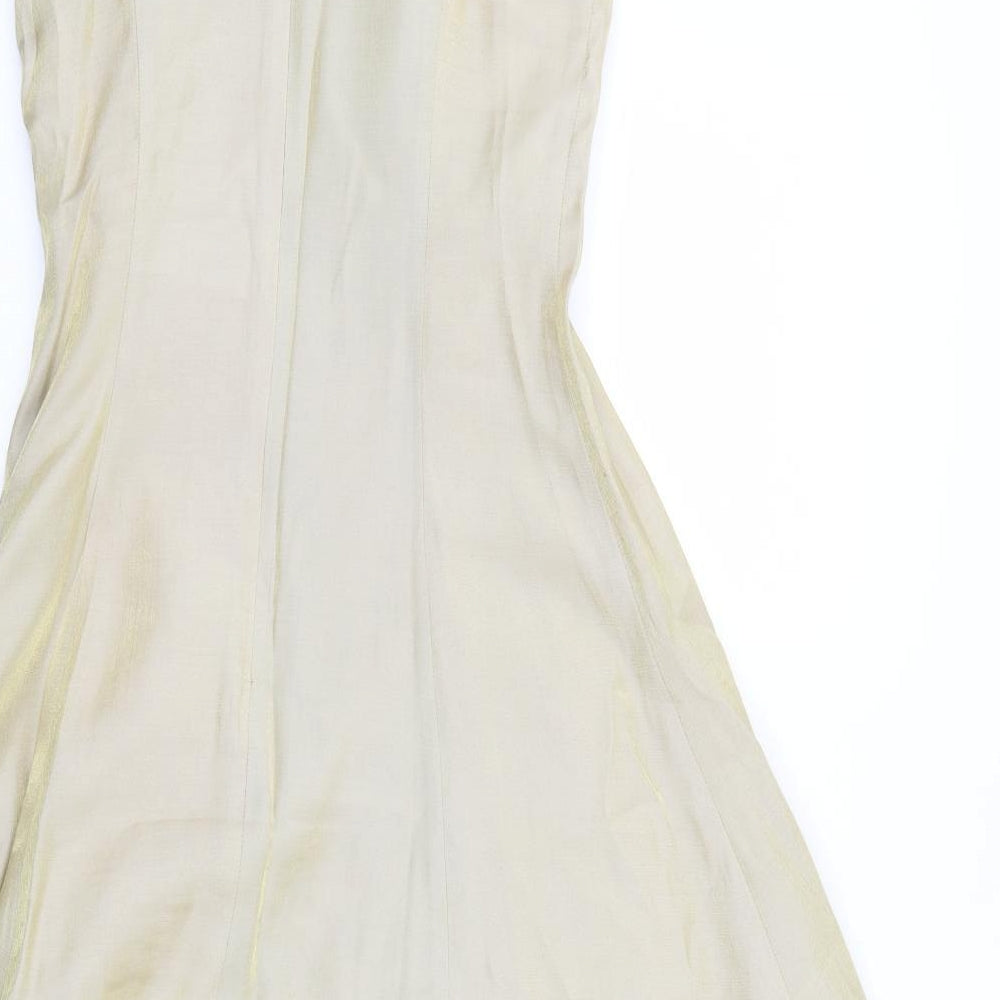 id:X Girls Gold   Maxi  Size 12 Years