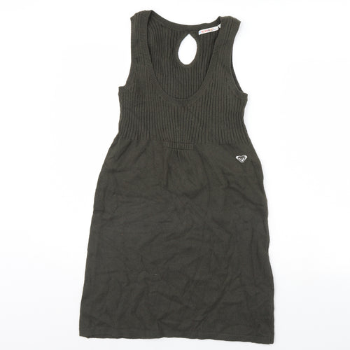 roxy roxy Womens Green   Jumper Dress  Size M