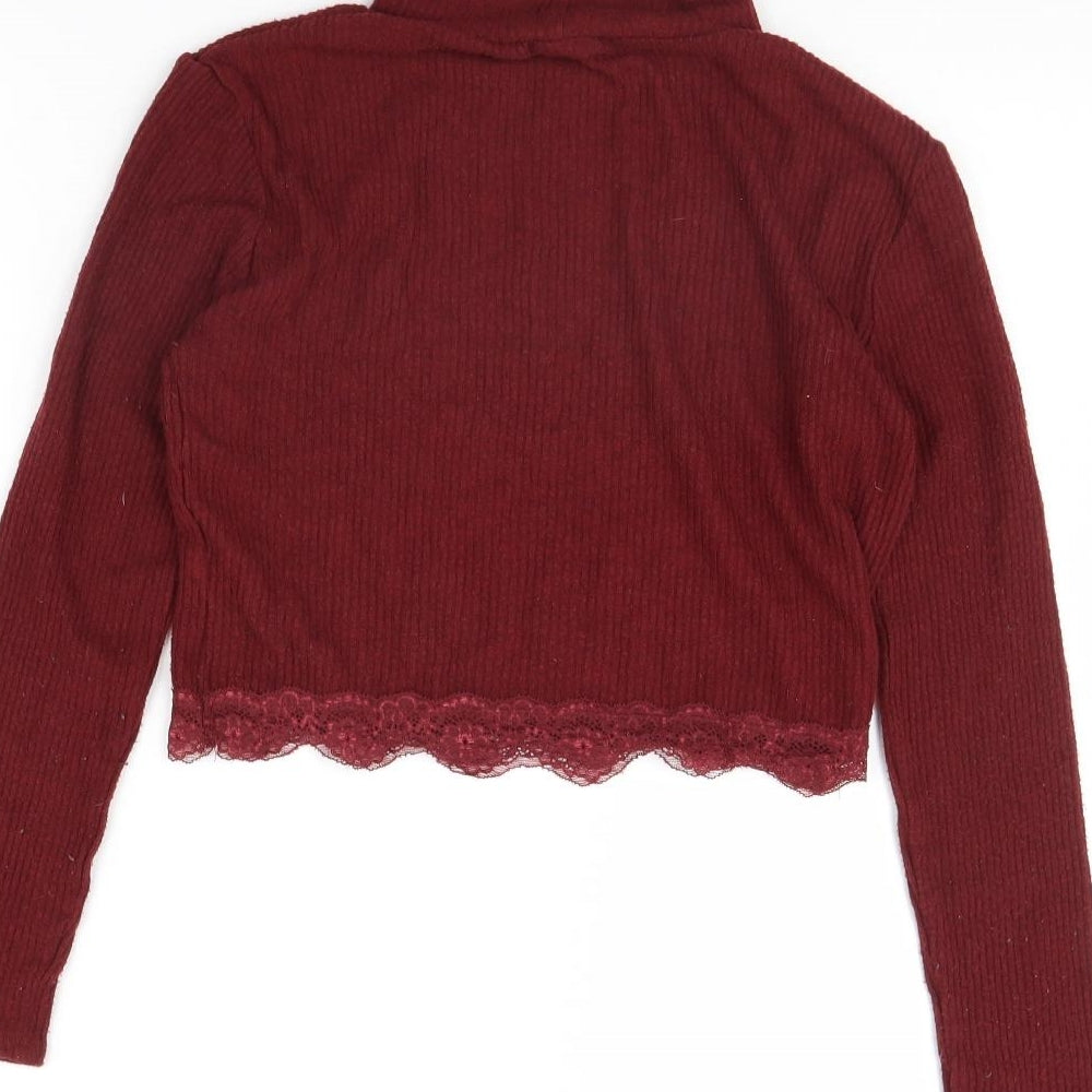 Primark Womens Red   Pullover Jumper Size S