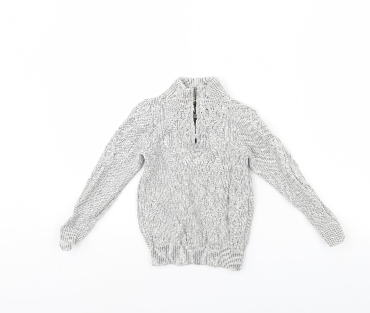 Lily & dan Boys Grey   Henley Jumper Size 5 Years