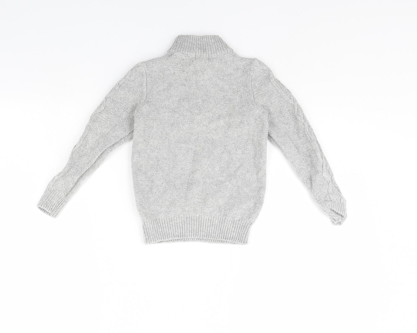 Lily & dan Boys Grey   Henley Jumper Size 5 Years
