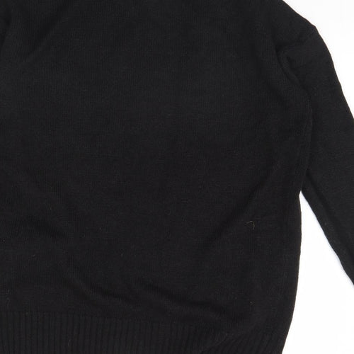 H&M Womens Black   Cardigan Jumper Size S