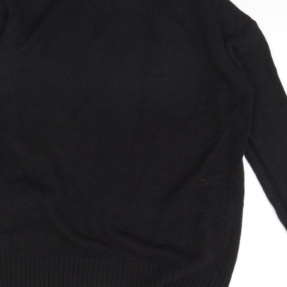 H&M Womens Black   Cardigan Jumper Size S