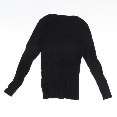 Primark Womens Black   Pullover Jumper Size L
