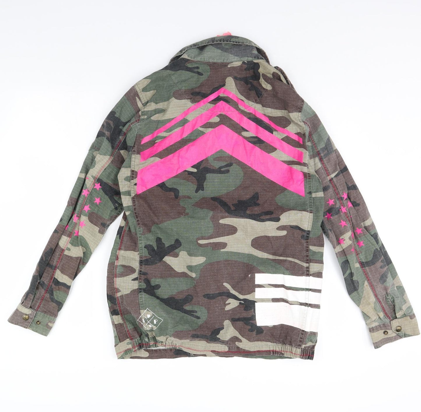 Pauls Boutique Womens Green Camouflage  Jacket  Size M