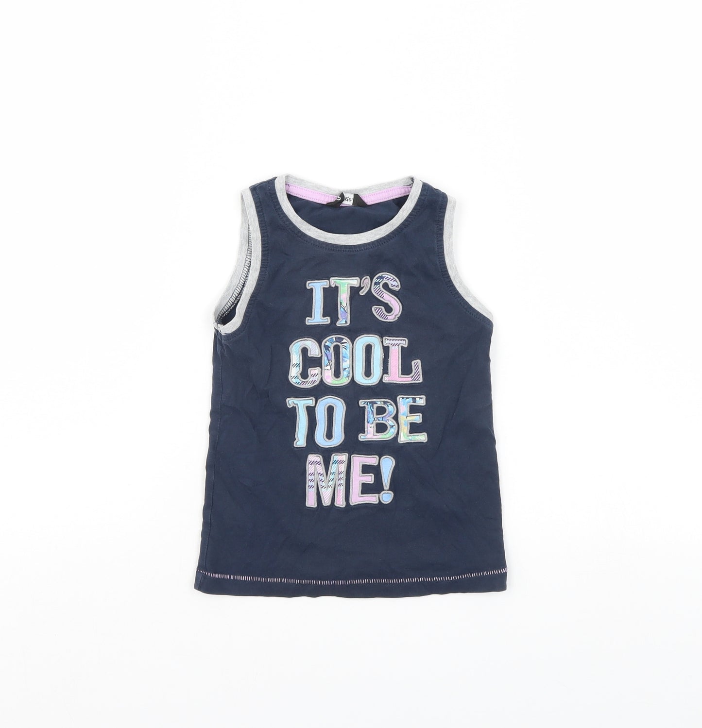 George Girls Blue   Basic Tank Size 2 Years