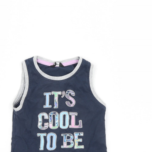 George Girls Blue   Basic Tank Size 2 Years