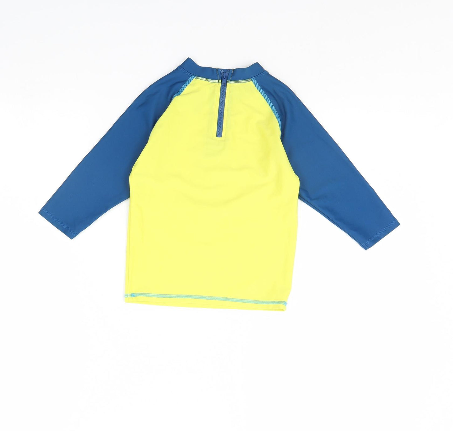 m&s Boys Yellow   Basic T-Shirt Size 5 Years  - Shark