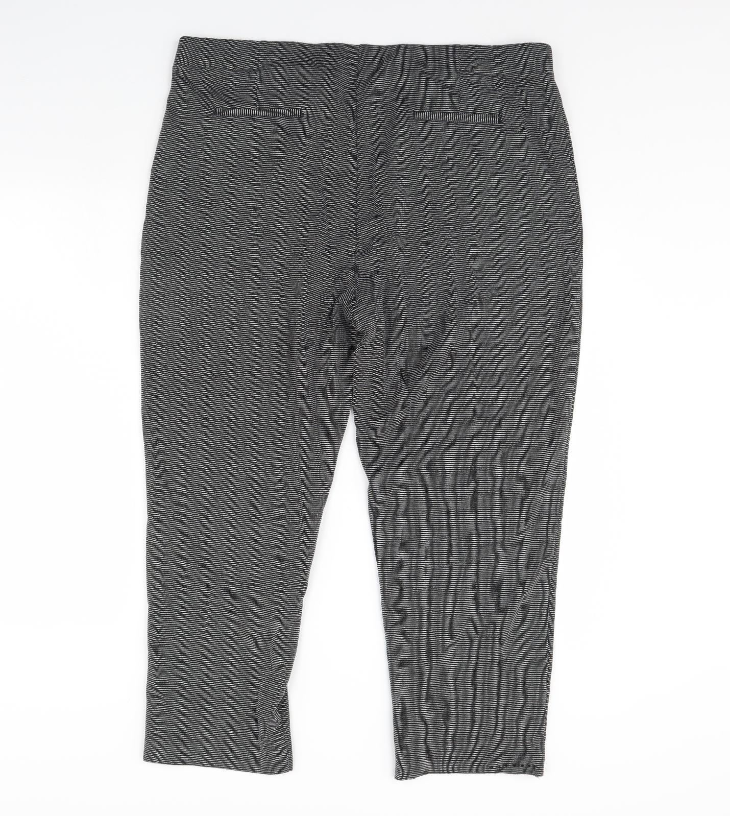 m&s Womens Grey   Trousers  Size 20 L29 in