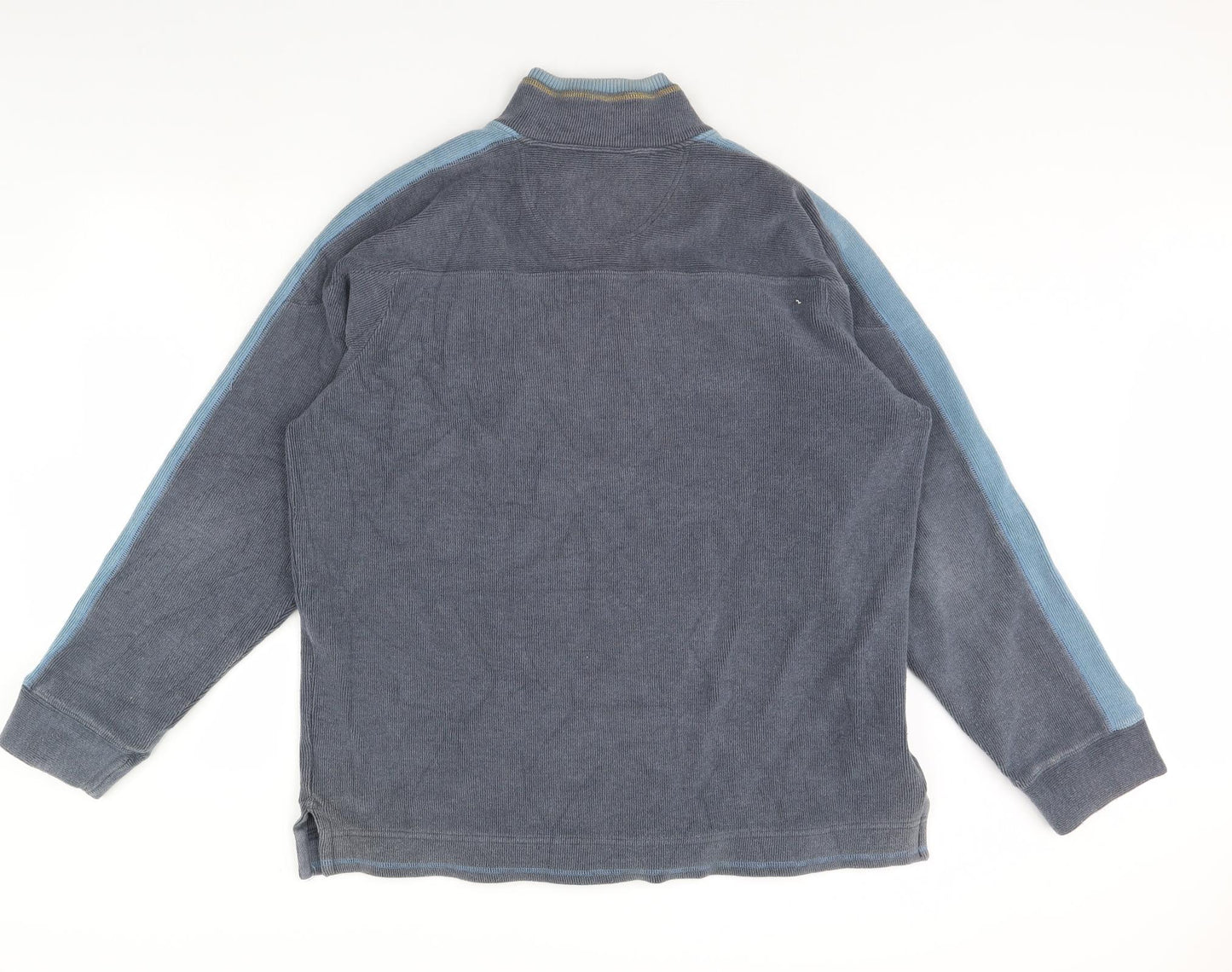 Preworn Mens Blue   Henley Jumper Size L