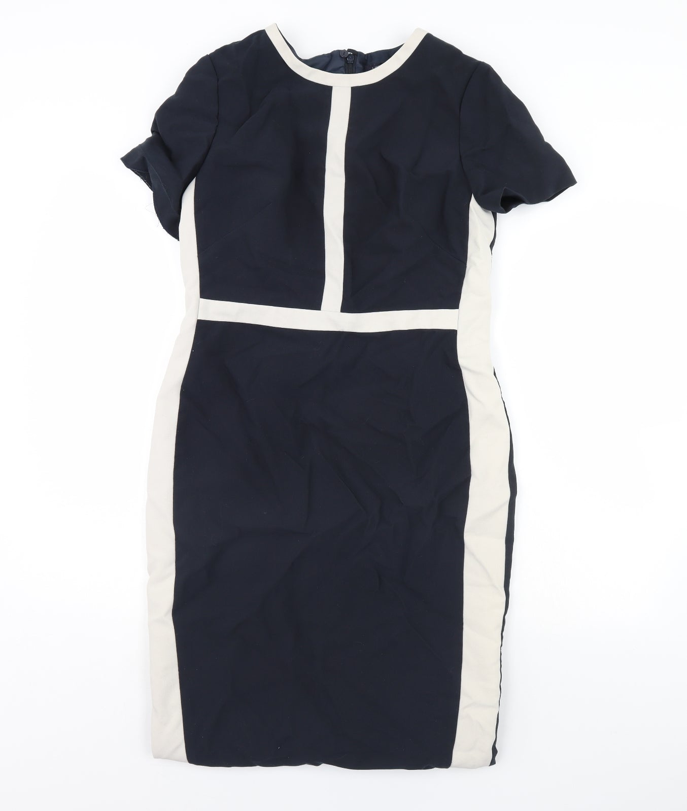 m&s Womens Blue   Pencil Dress  Size 12