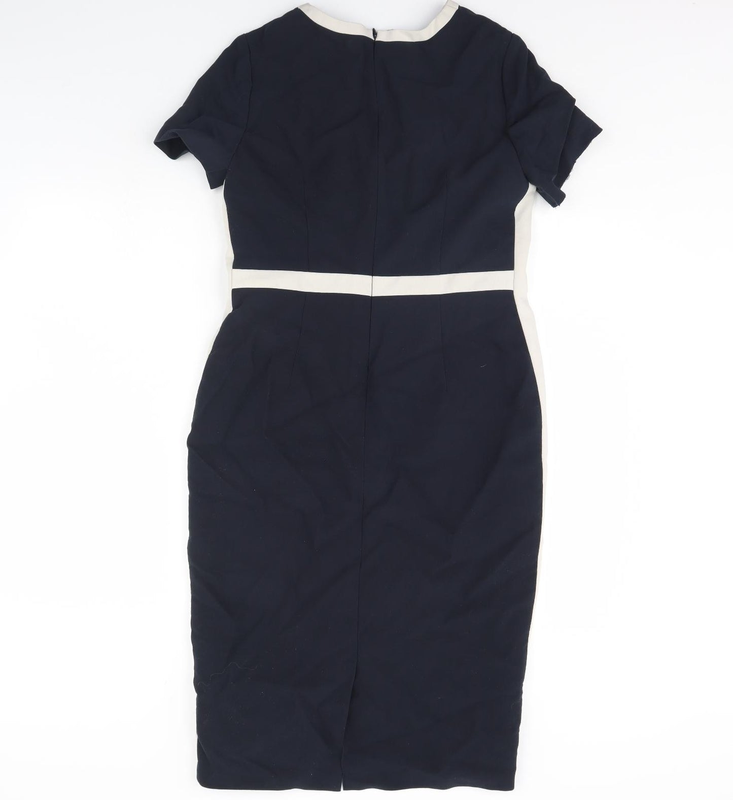 m&s Womens Blue   Pencil Dress  Size 12