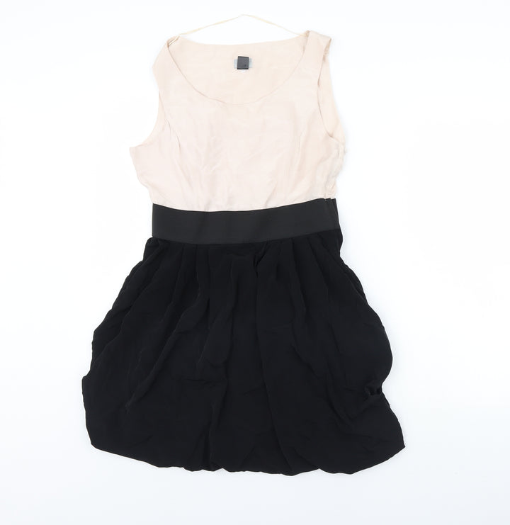 H&M Womens Pink   Fit & Flare  Size 10