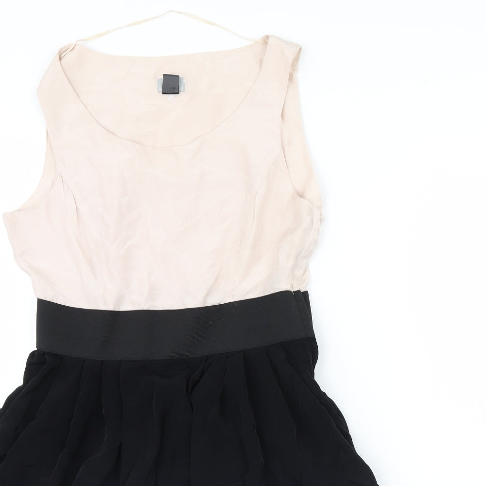 H&M Womens Pink   Fit & Flare  Size 10
