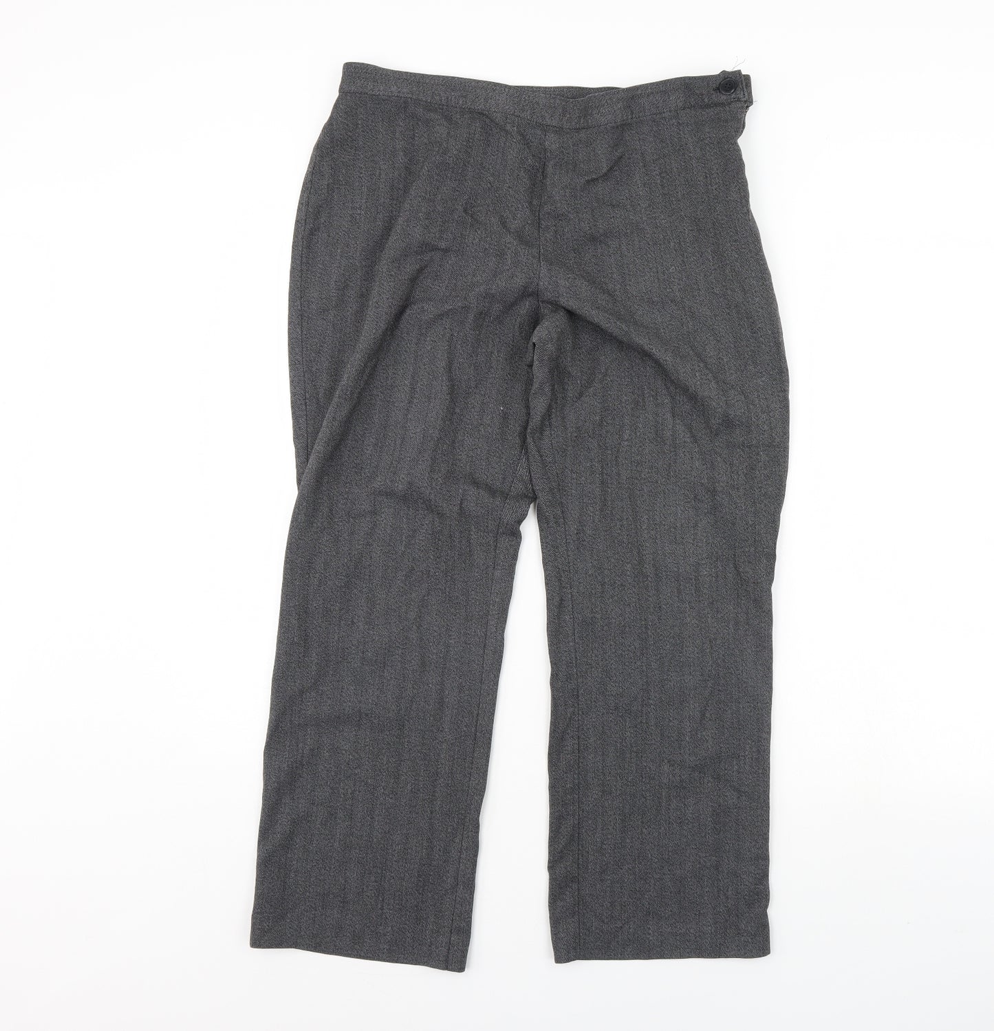 m&s Womens Grey   Trousers  Size 16 L29 in