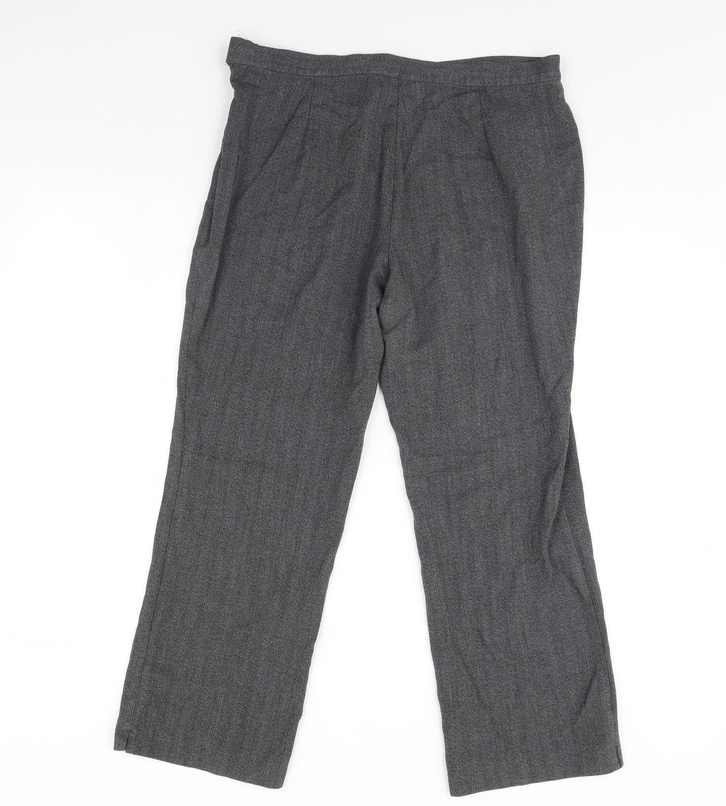 m&s Womens Grey   Trousers  Size 16 L29 in