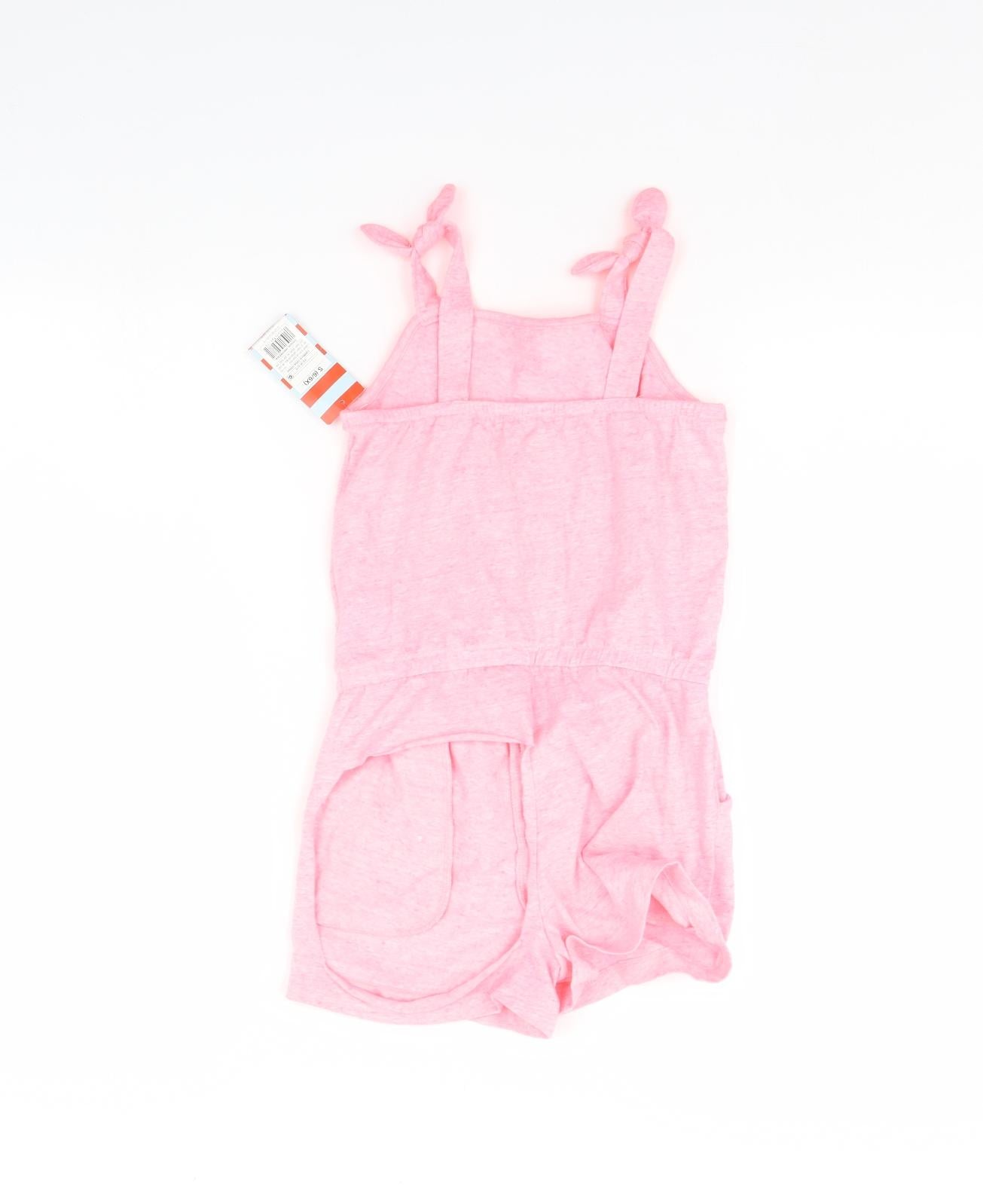Cat & Jack Girls Pink   Playsuit One-Piece Size 6 Years