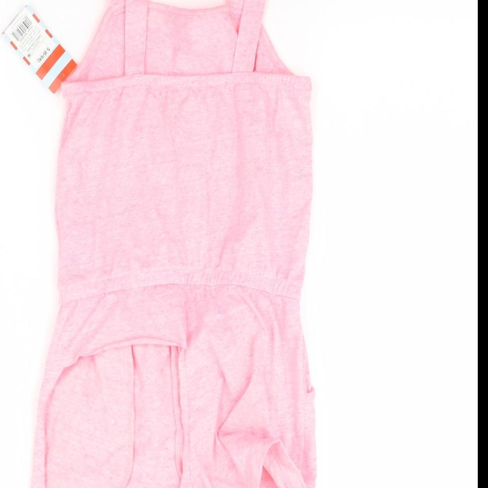 Cat & Jack Girls Pink   Playsuit One-Piece Size 6 Years