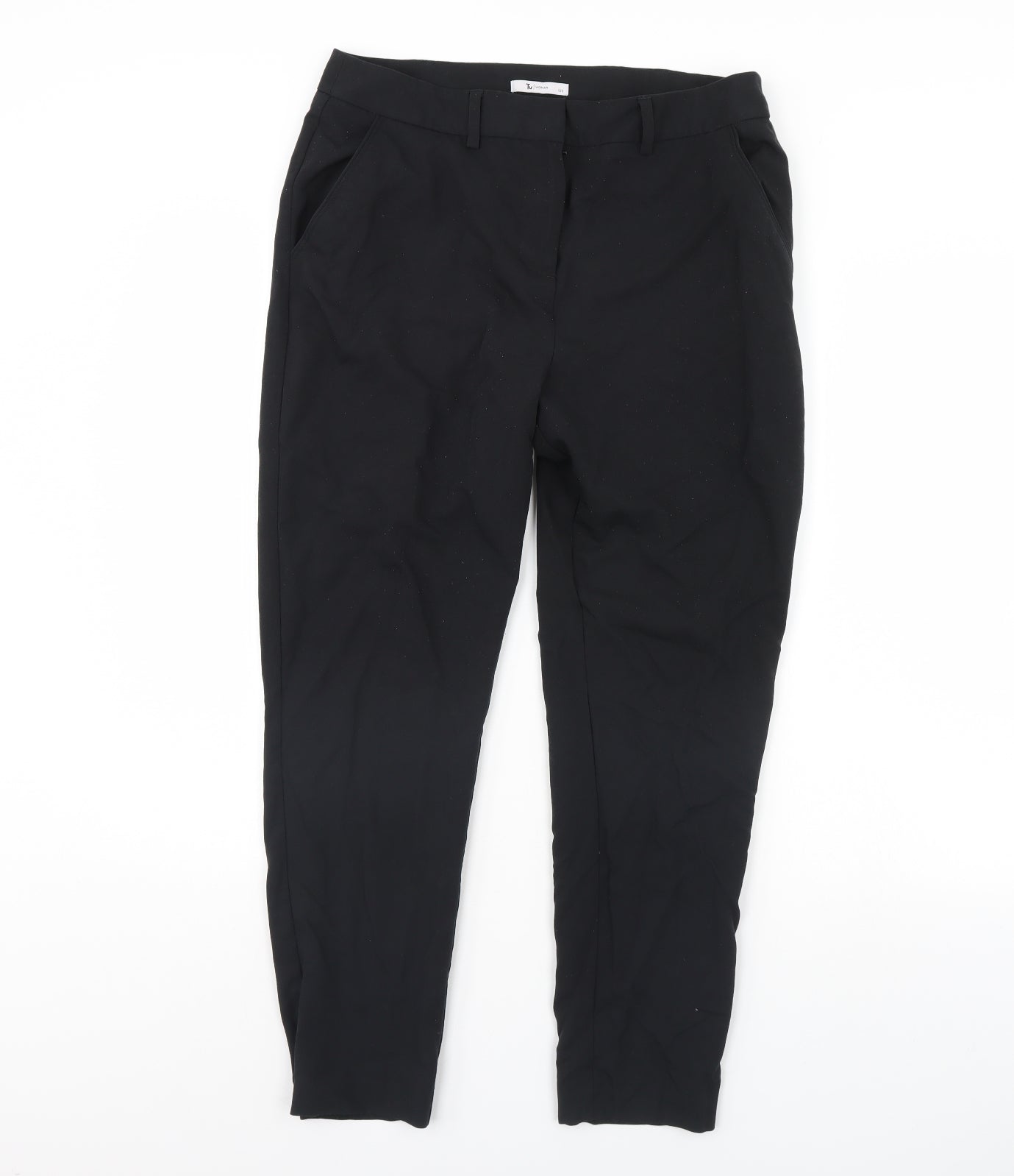 TU Womens Black   Dress Pants Trousers Size 12 L30 in