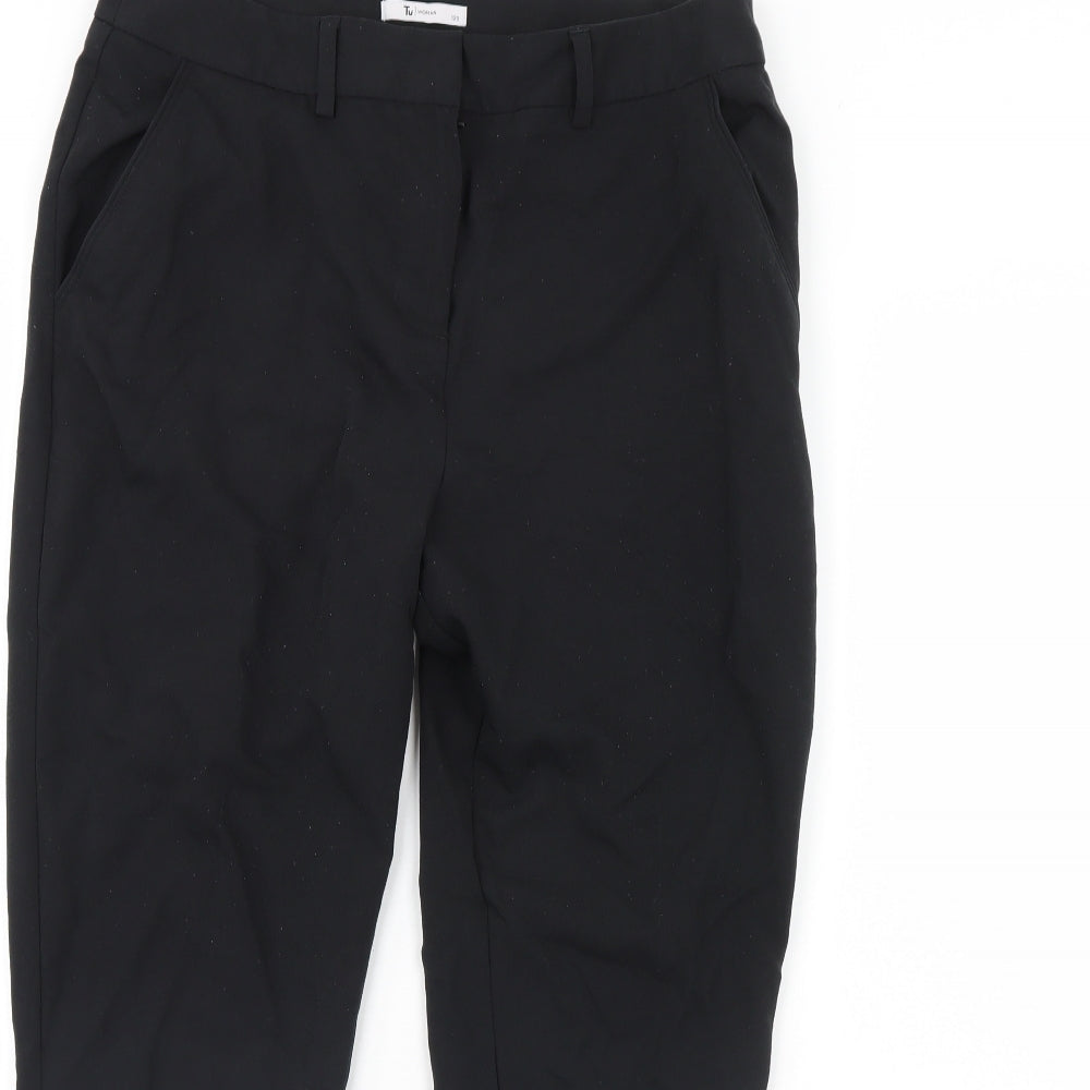 TU Womens Black   Dress Pants Trousers Size 12 L30 in