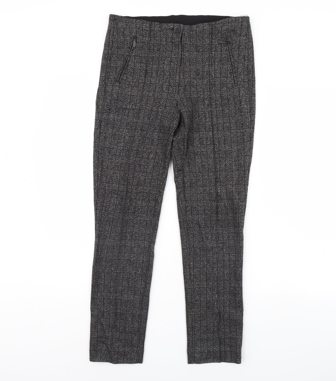 Preworn Womens Black   Trousers  Size 14 L30 in