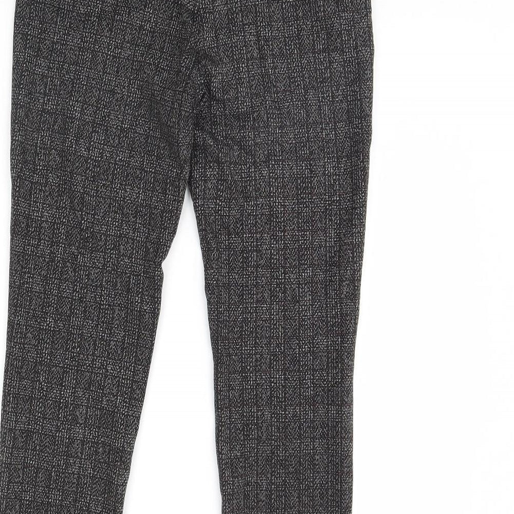 Preworn Womens Black   Trousers  Size 14 L30 in