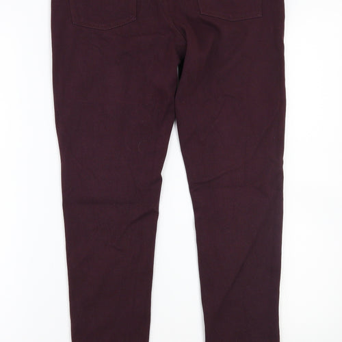 George Womens Purple   Jegging Trousers Size 8 L26 in