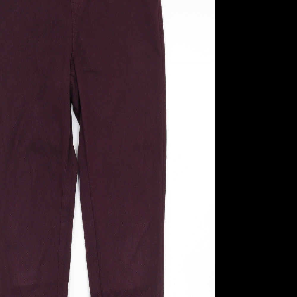George Womens Purple   Jegging Trousers Size 8 L26 in