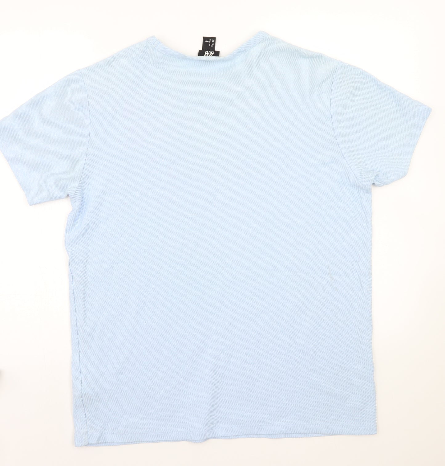 H&M Mens Blue    T-Shirt Size M