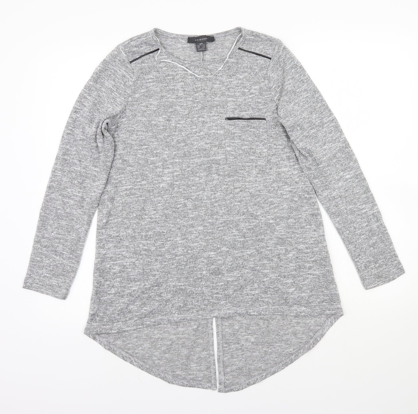 Primark Womens Grey   Basic T-Shirt Size 2XS