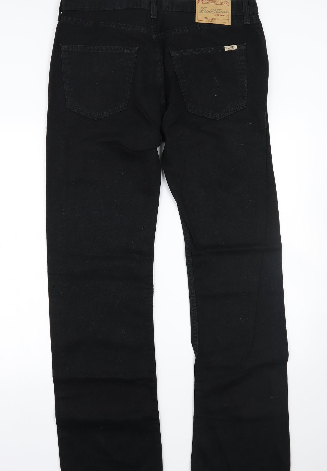 Levi Strauss & Co Mens Black   Straight Jeans  L32 in