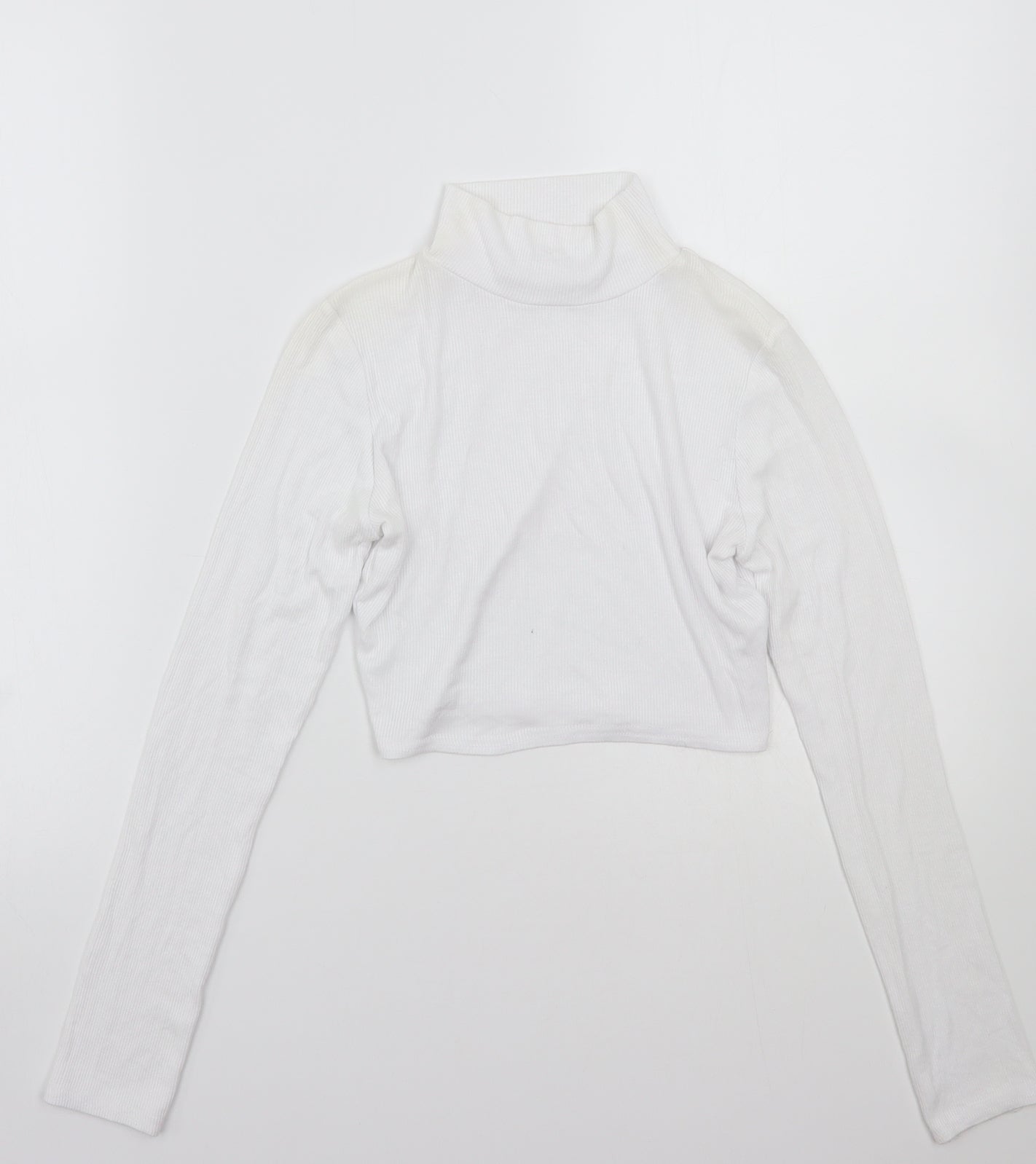 Missguided Womens White   Basic T-Shirt Size 8