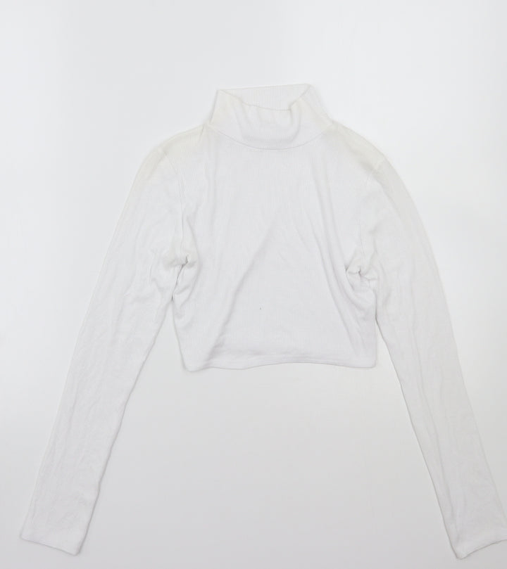 Missguided Womens White   Basic T-Shirt Size 8