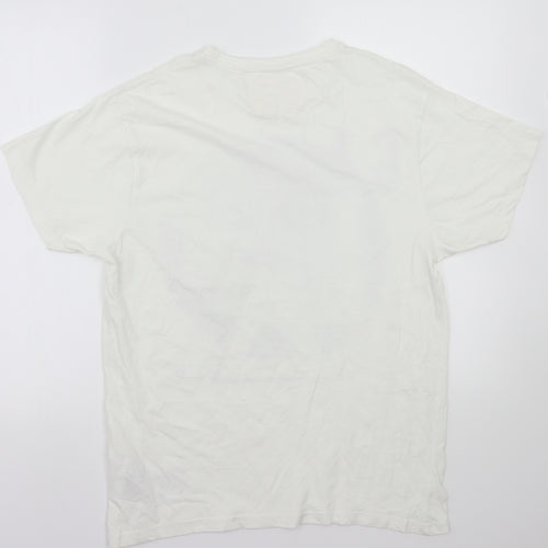Soulstar Mens White    T-Shirt Size L